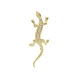 Baby Lizard Earring with Diamonds Earrings Le Depot Dore   