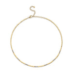 Diamond-By-Three Tennis Necklace Tennis Necklace Roseark Deux