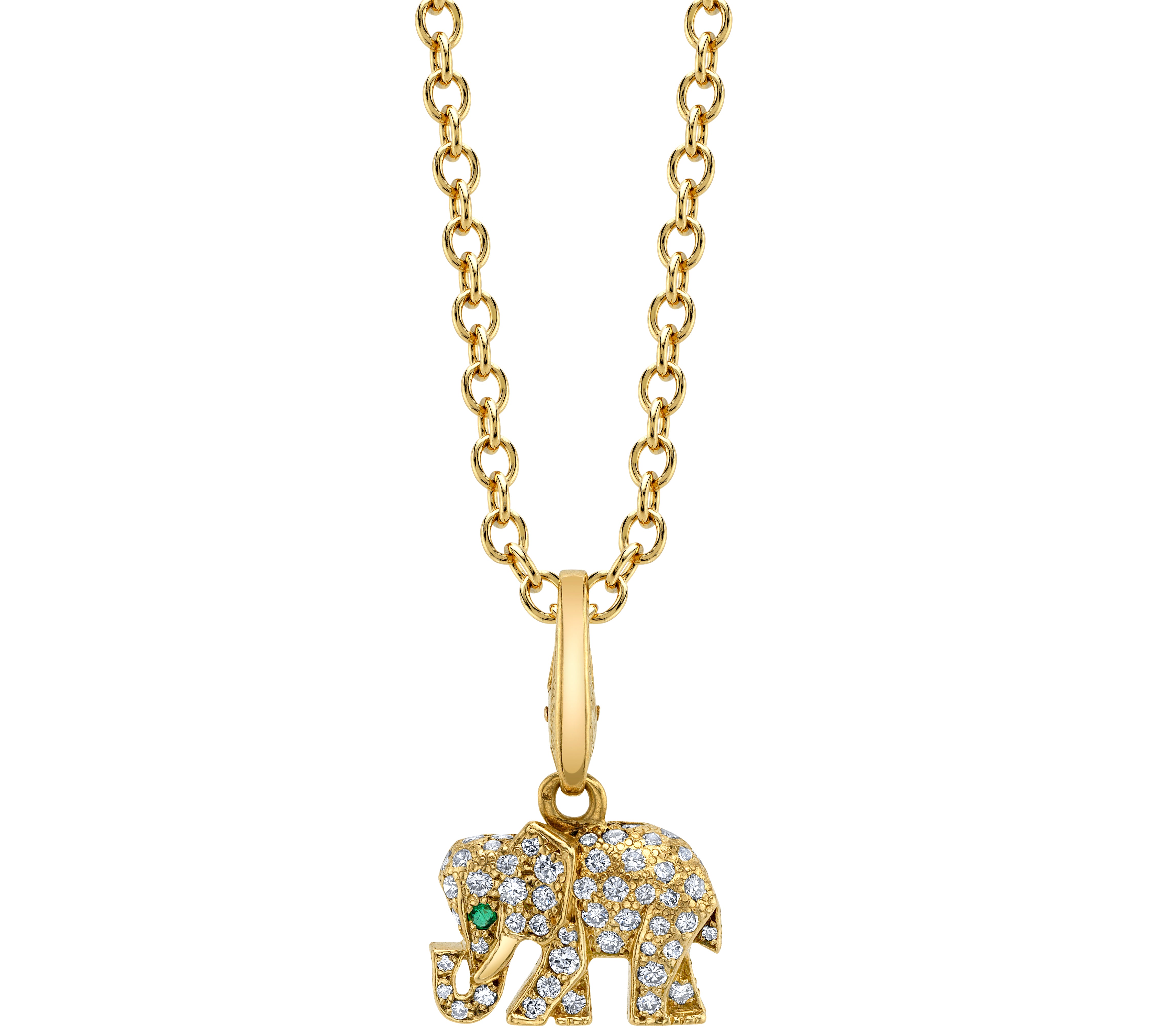 Vintage Cartier Elephant Necklace Charm Necklace Roseark Vintage