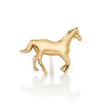 Solid Horse Stud Stud Earrings Roseark Deux Single  