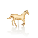 Solid Horse Stud Stud Earrings Roseark Deux Single  