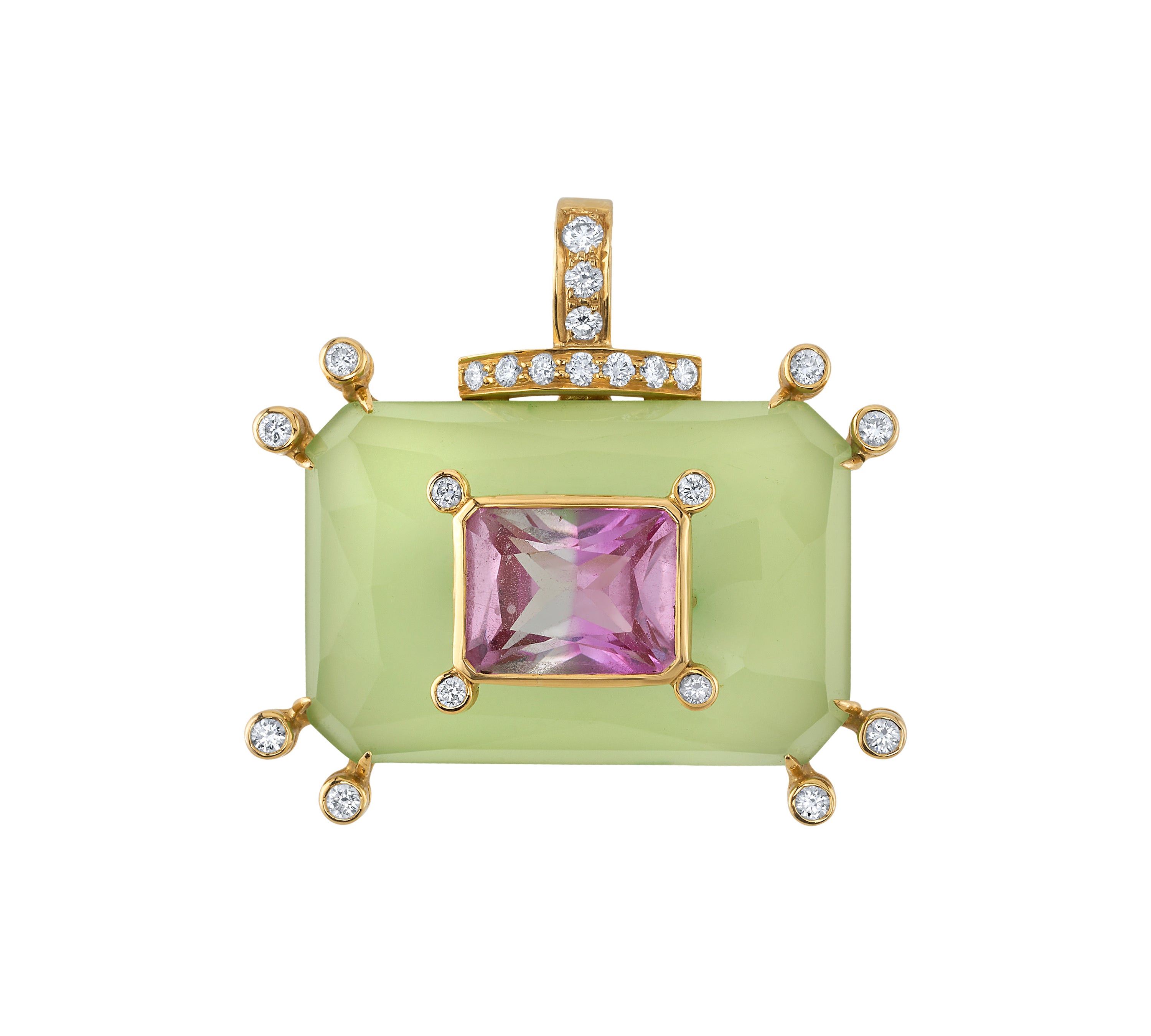 Limoncello Chalcedony Pendant Pendant Hanut Singh   