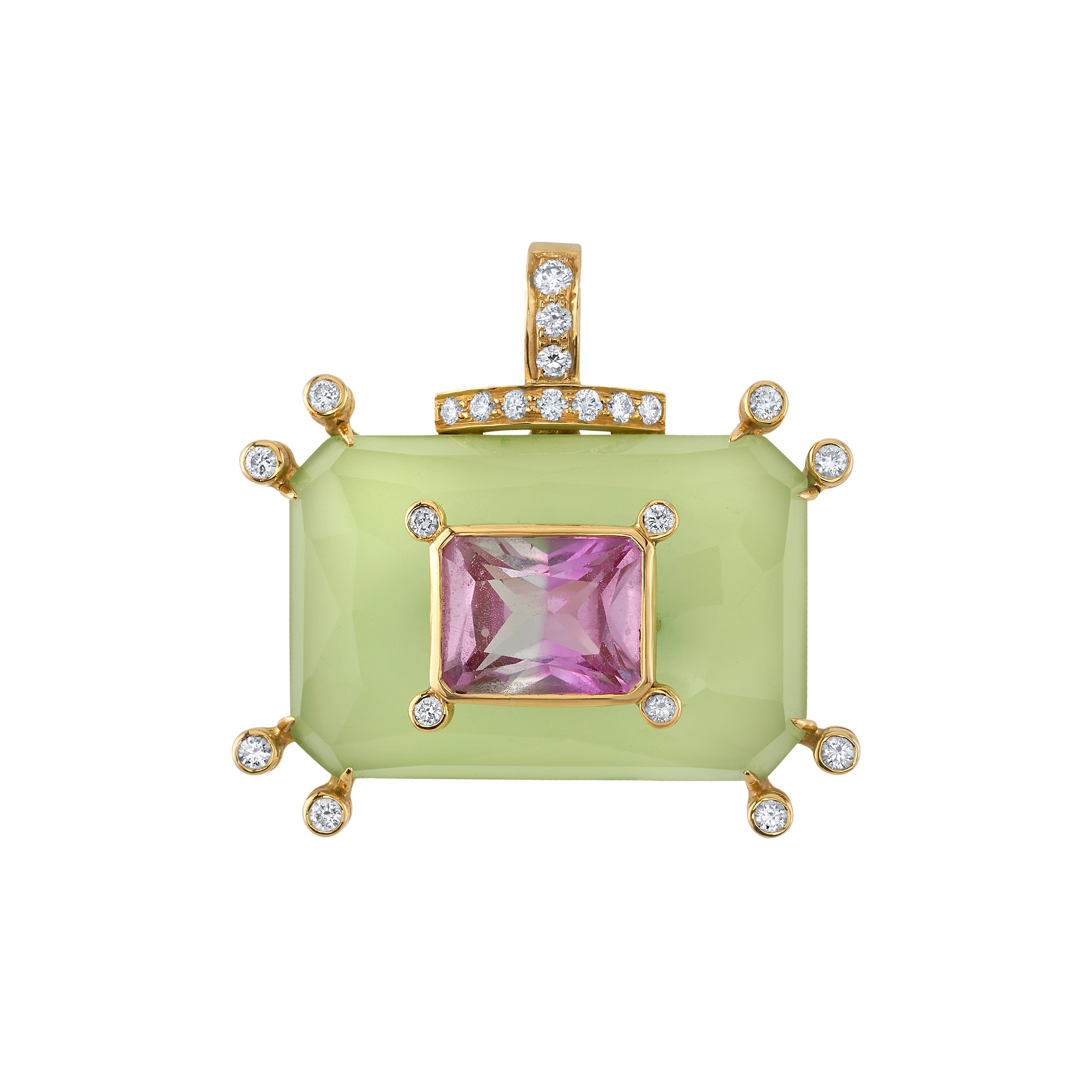 Limoncello Chalcedony Pendant Pendant Hanut Singh   