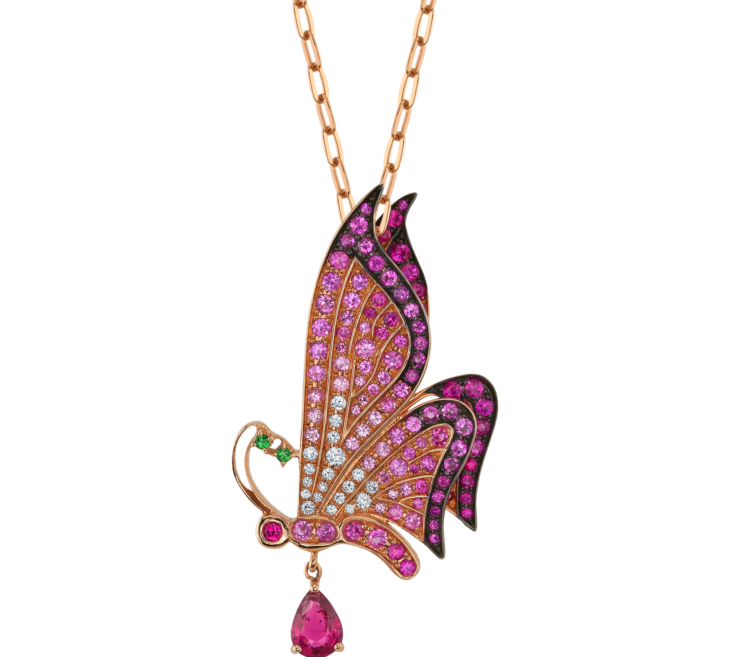 Butterfly Pendant Necklaces Hanut Singh   