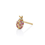 Sapphire Diamond Ladybug Stud Stud Earrings Roseark Deux Single  