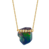 One of a Kind Ethiopian Opal Necklace Pendant Jill Hoffmeister   
