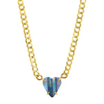 One of a Kind Heart Boulder Opal Necklace Pendant Jill Hoffmeister   