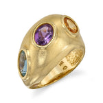 Vintage Multi-stone Spaceship Ring Statement Ring Roseark Vintage   