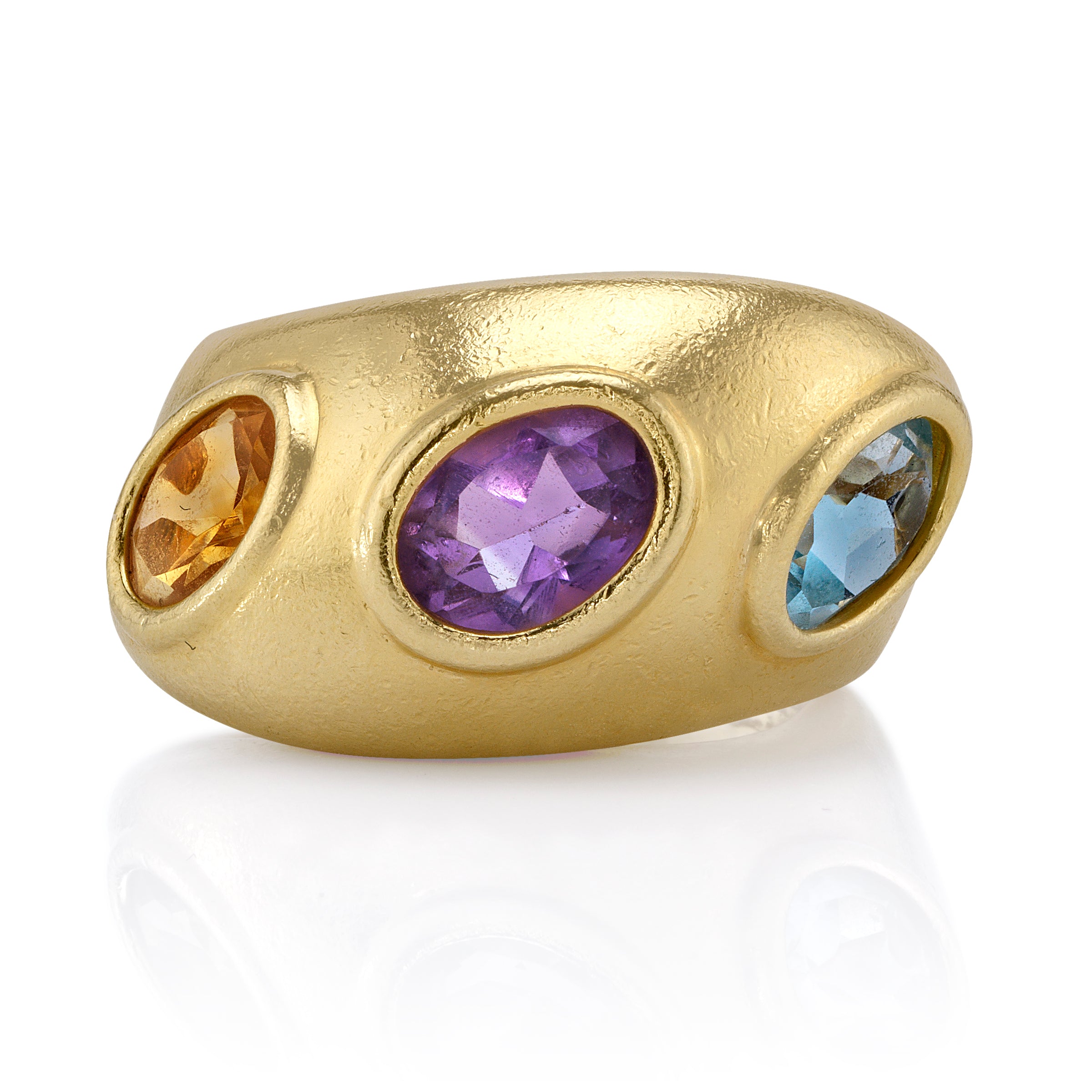 Vintage Multi-stone Spaceship Ring Statement Ring Roseark Vintage   