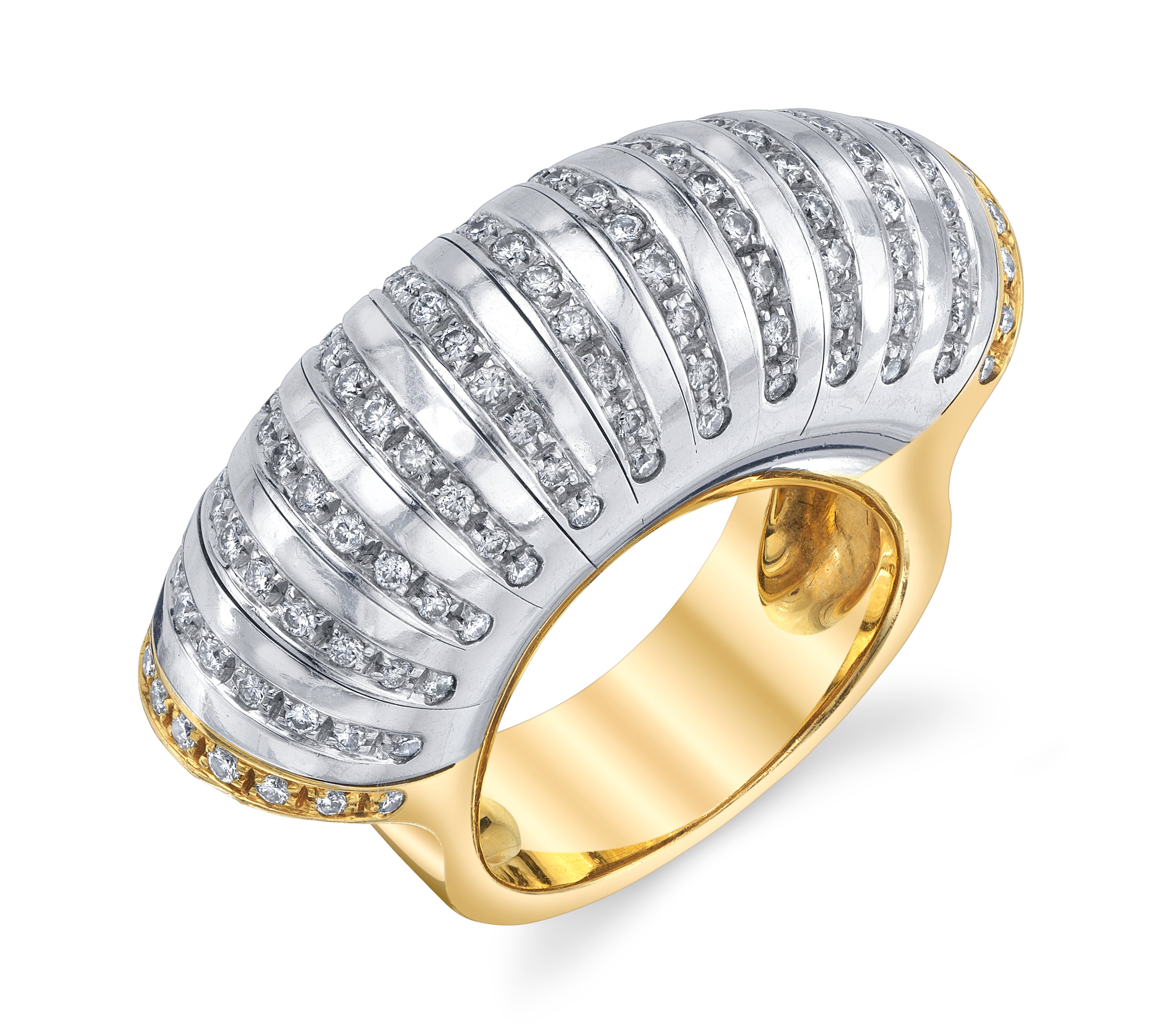 Diamond Fan Antique Ring Statement Ring Roseark Vintage
