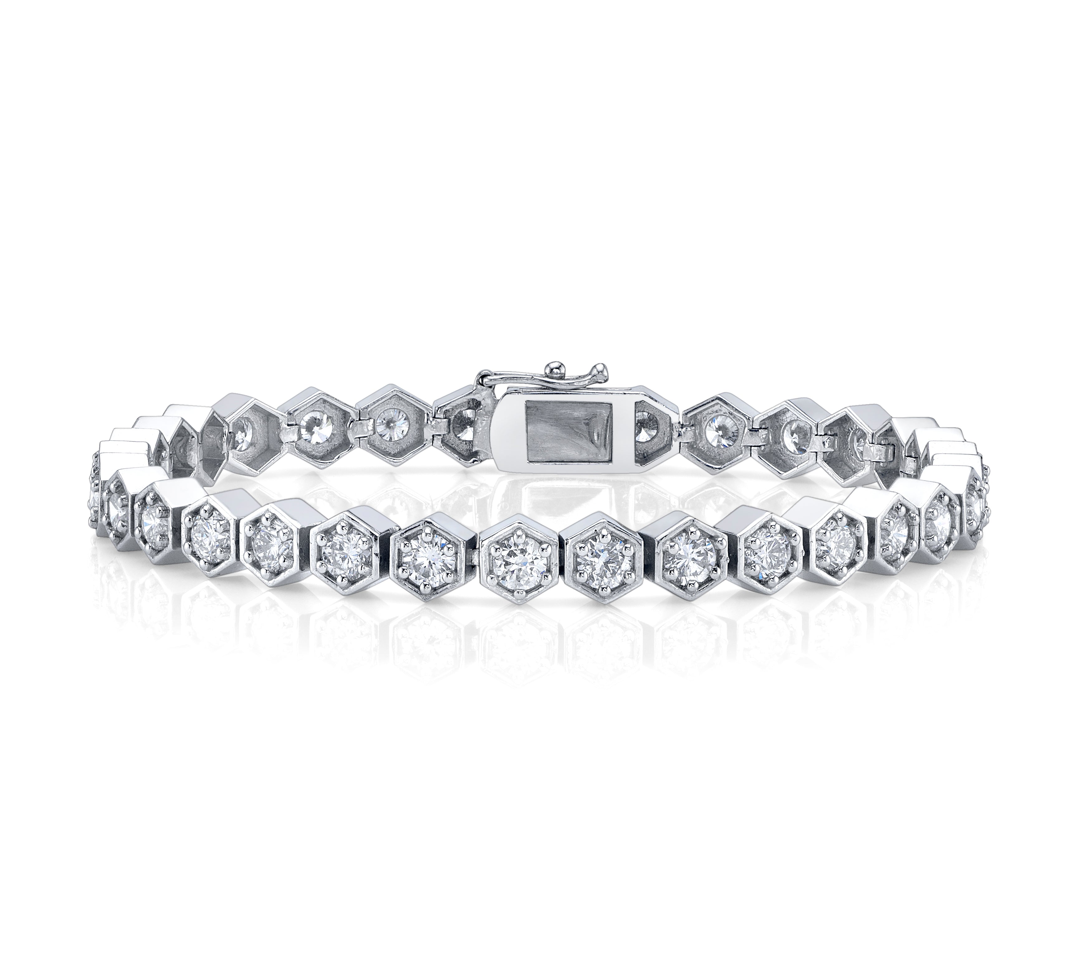 Hex Tennis Bracelet Tennis Bracelet Roseark