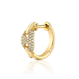 Bottle-cap Diamond Huggie Huggie Earrings Roseark Deux Single