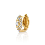 Third Eye Diamond Pave Stud Stud Earrings Roseark Deux Single