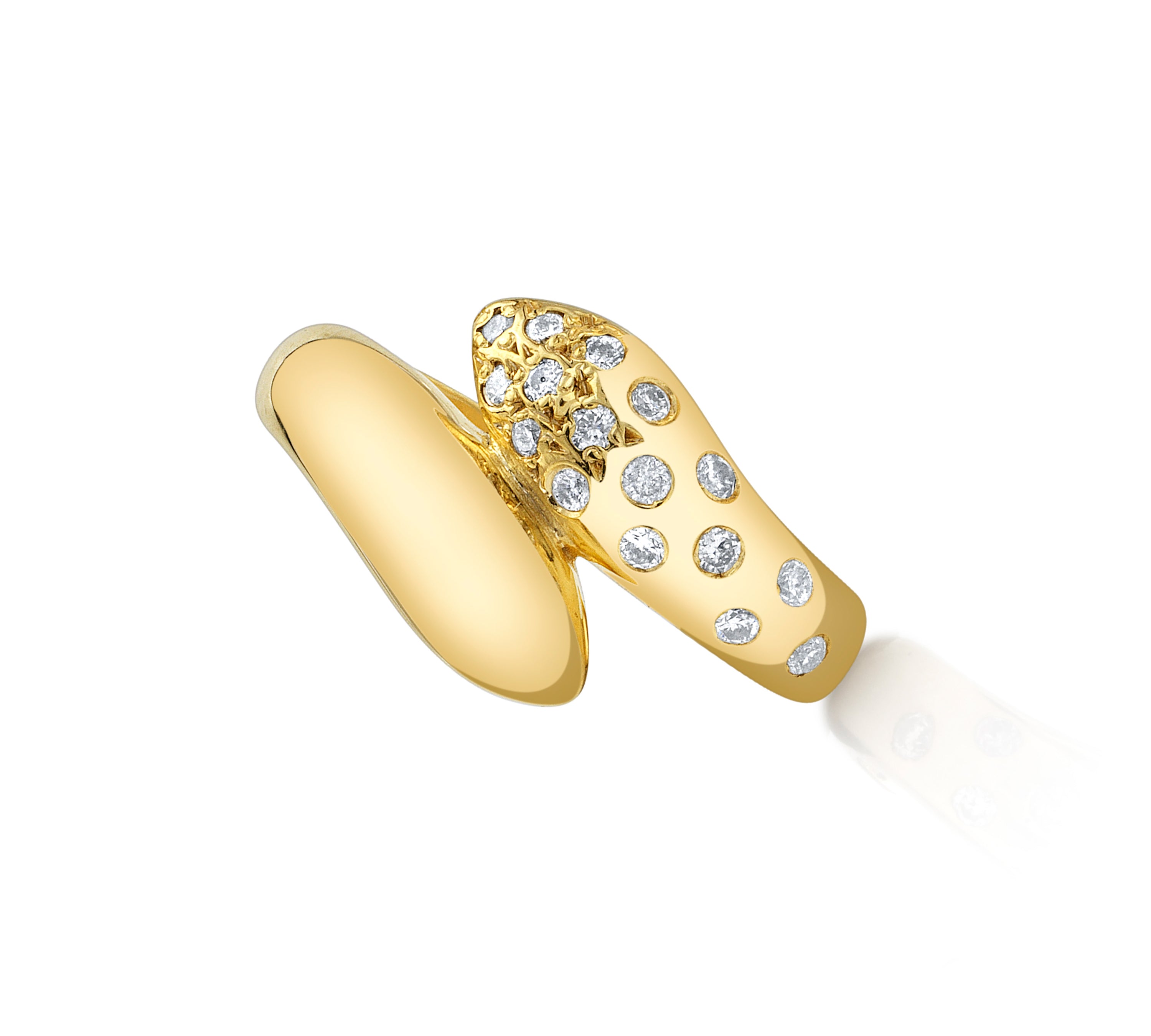 Claw Earcuff with Sprinkled Diamonds, Gold Ear Cuff Earring MAE + LANG