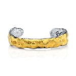 Hammered Bangle, No. 14 Statement Bracelet Stones of Character