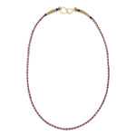 Purple Silk Necklace Collar Bare Collection   