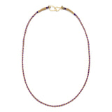 Purple Silk Necklace Collar Bare Collection   