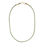 Green Silk Necklace Collar Bare Collection   