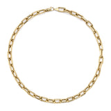 Thick Paperclip Necklace Chain Necklace Roseark Deux Yellow Gold  