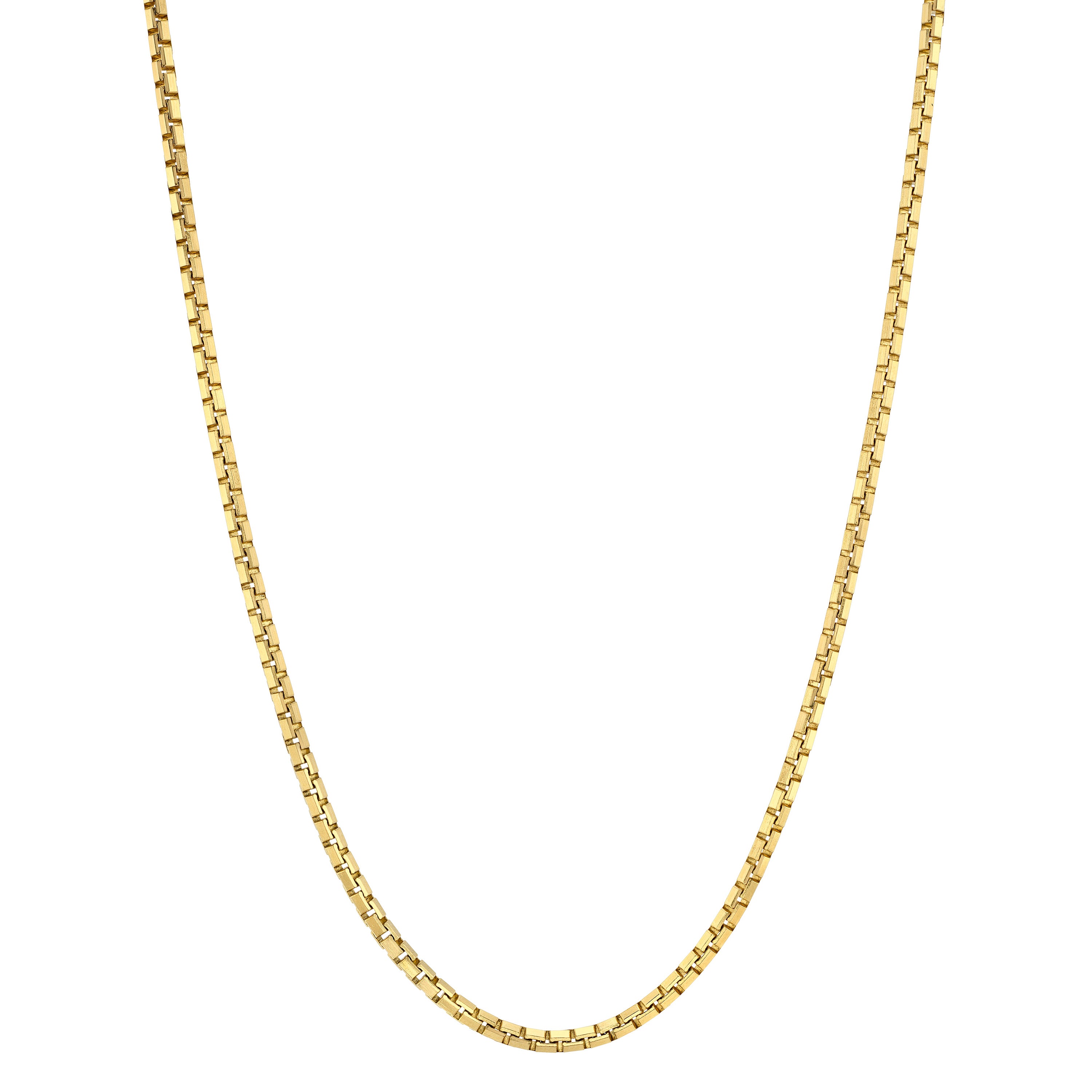 Deux Box Chain Chain Necklace Roseark Deux   