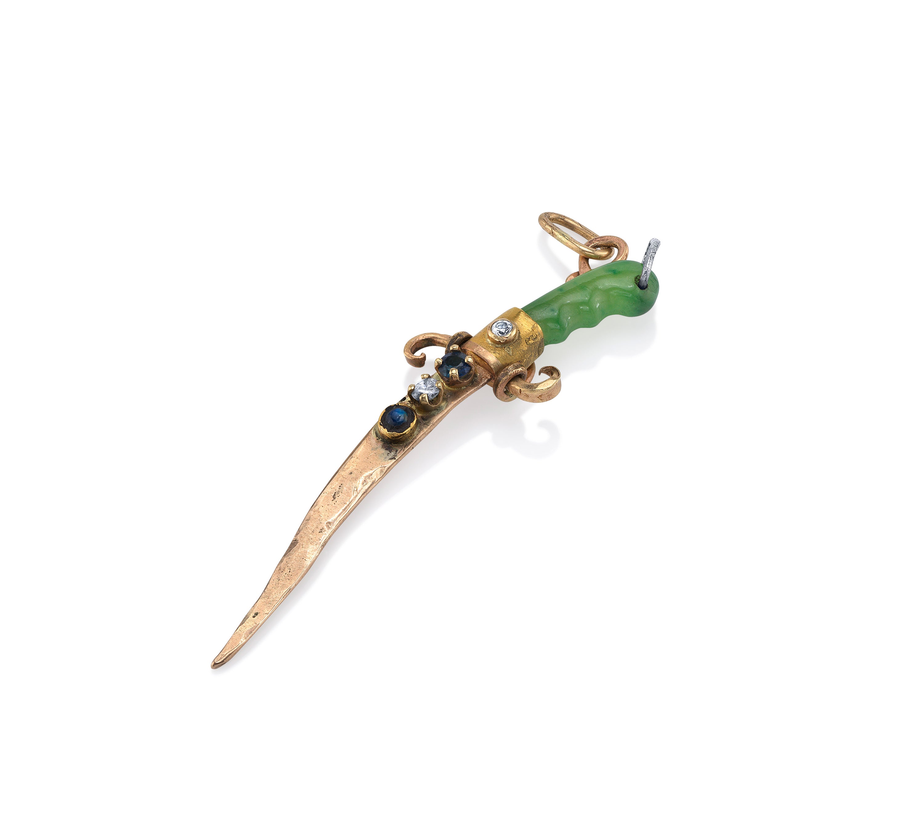 OOAK Jade Sword Pendant Pendant Allan Stuck   