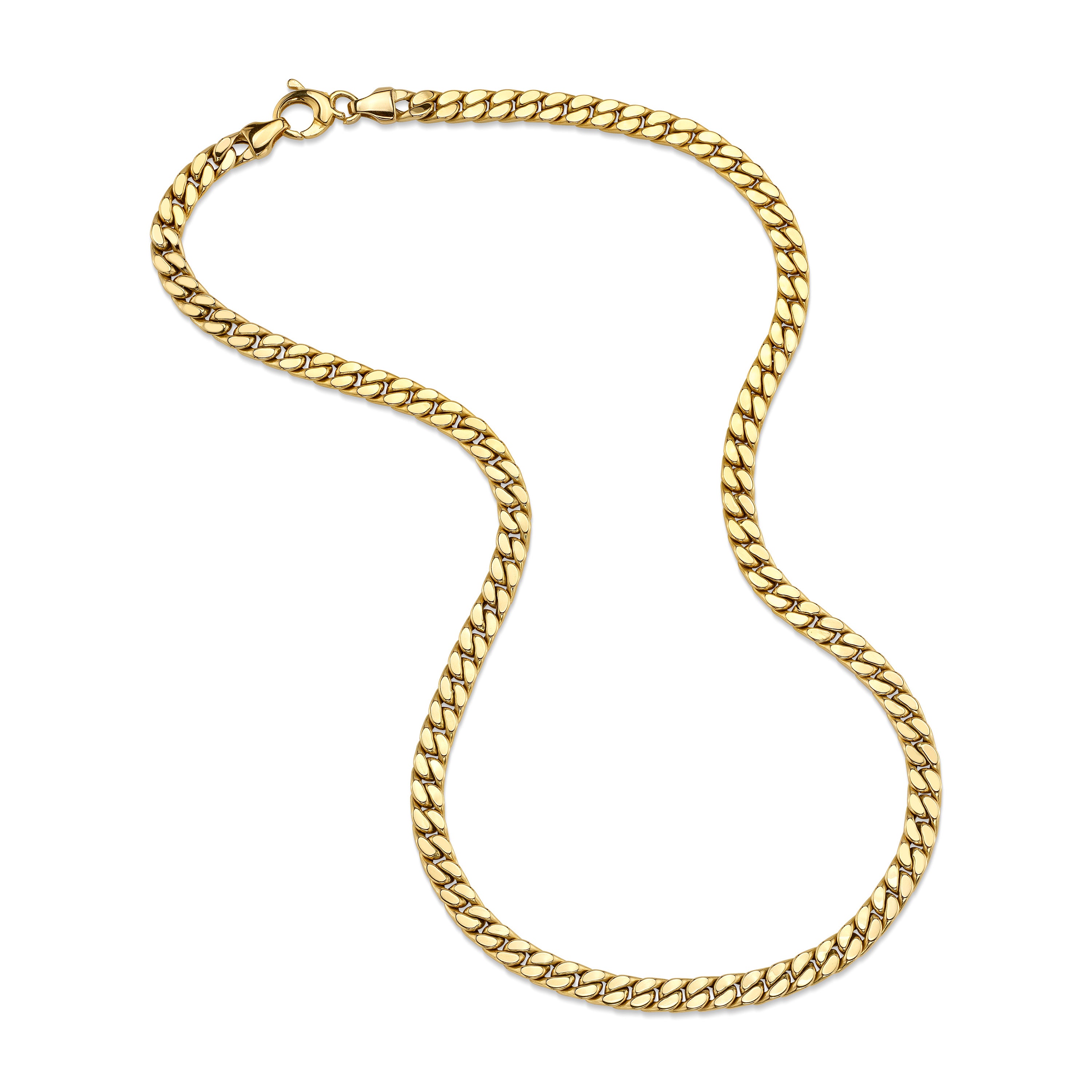 Long Cuban Link Chain Chain Necklace Roseark Deux   
