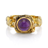 Antique Art Nouveau Amethyst Ring Cocktail Ring Roseark Vintage