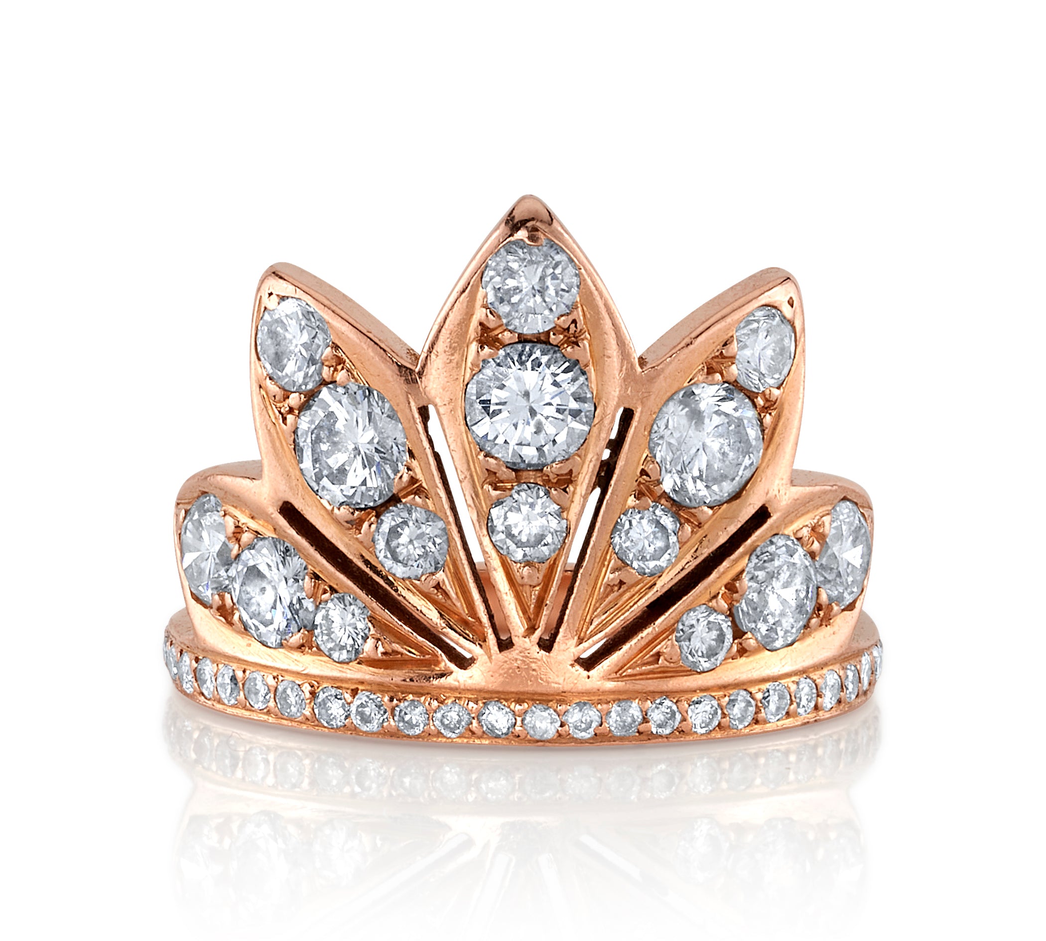 Lotus Ring Statement Jagga Jewelry Midi  