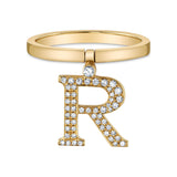 Personalized Initial Ring Statement Jagga Jewelry   