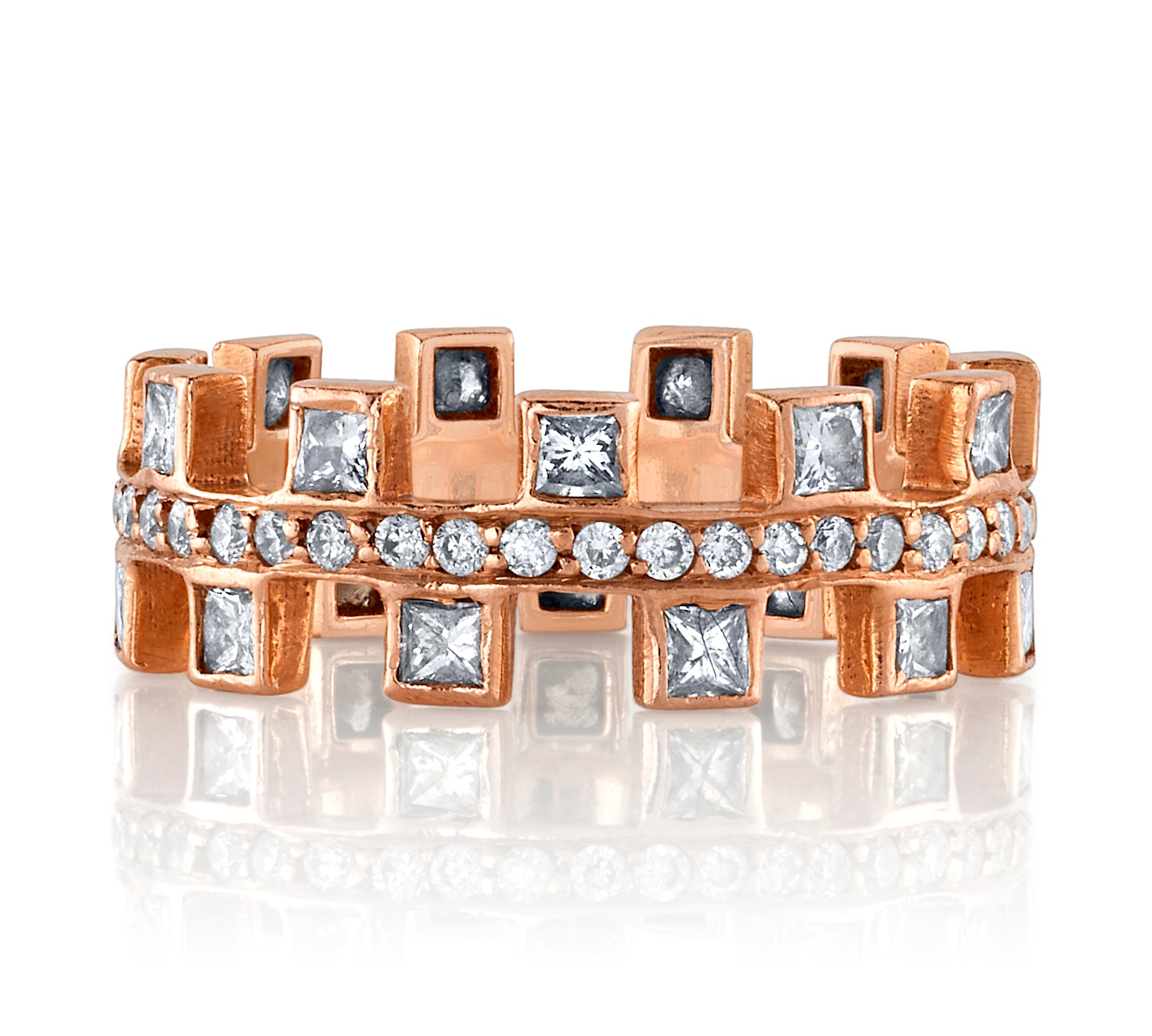 Dot Princess Stack Ring Midi Jagga Jewelry   