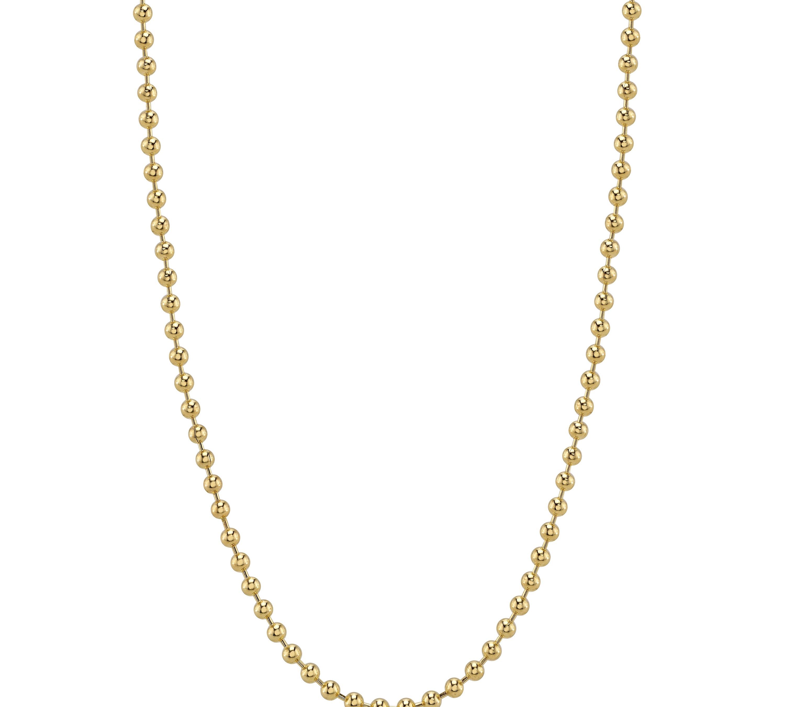 Deux Ball Chain Chain Necklace Roseark Deux   