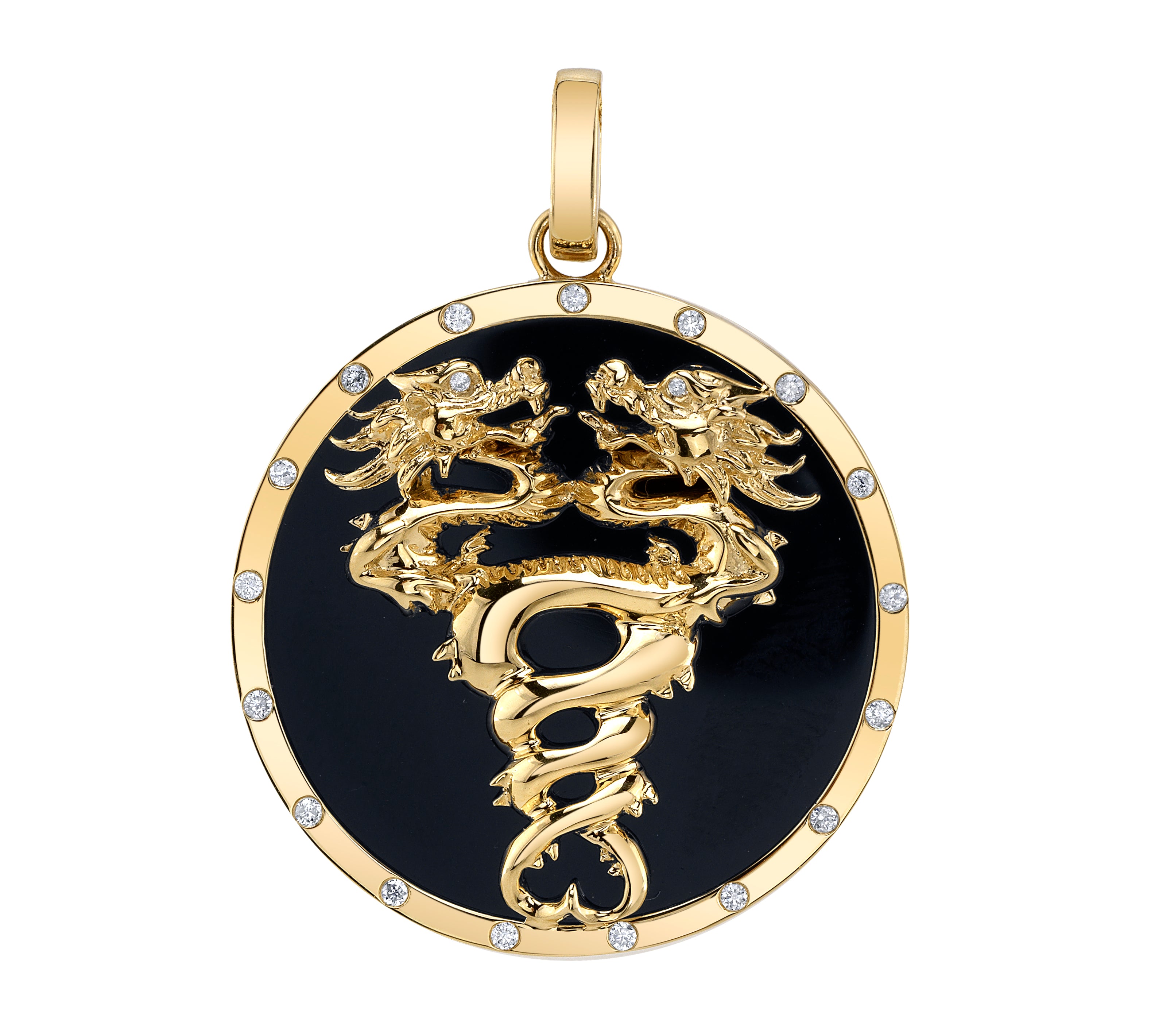 "Year of the Dragon" Amulet Pendant Elisabeth Bell Jewelry   