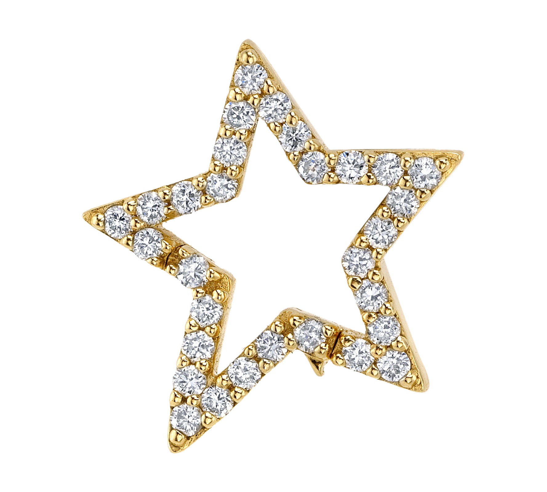 Diamond Star Clasp Charm Charm Roseark Deux   