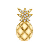 Pineapple Stud with Diamonds Earrings Roseark Deux Single  