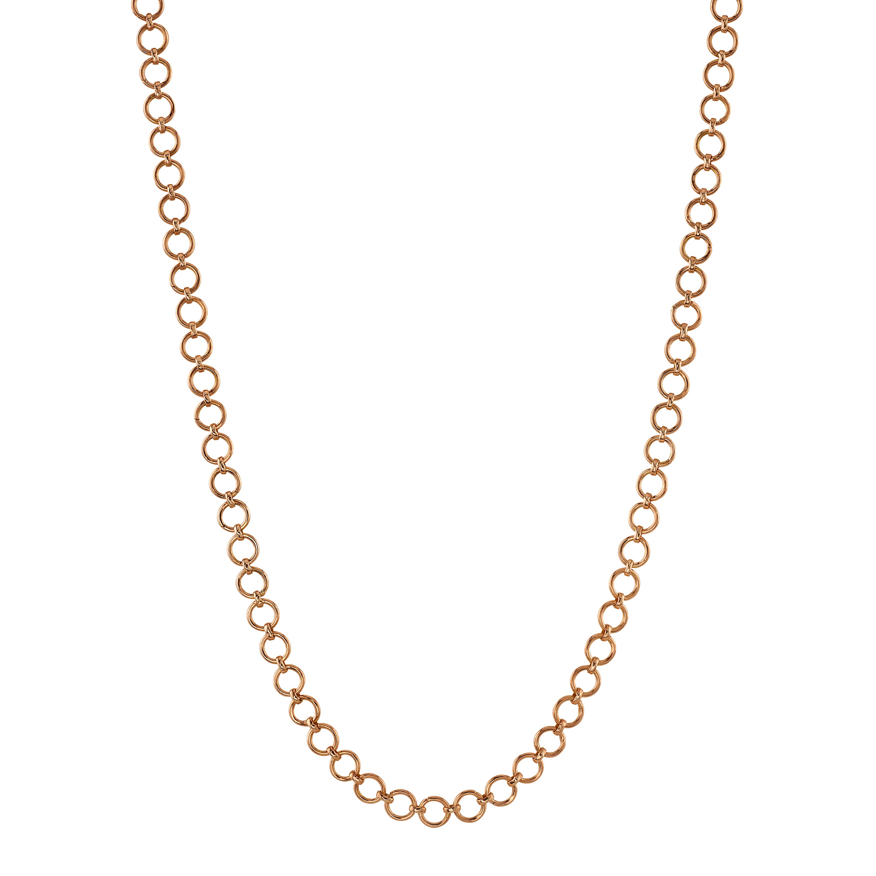 Large Loop Chain Necklace Chain Bare Collection   