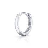 Medium Huggie Hoop, WG Huggie Earrings Roseark Deux Single