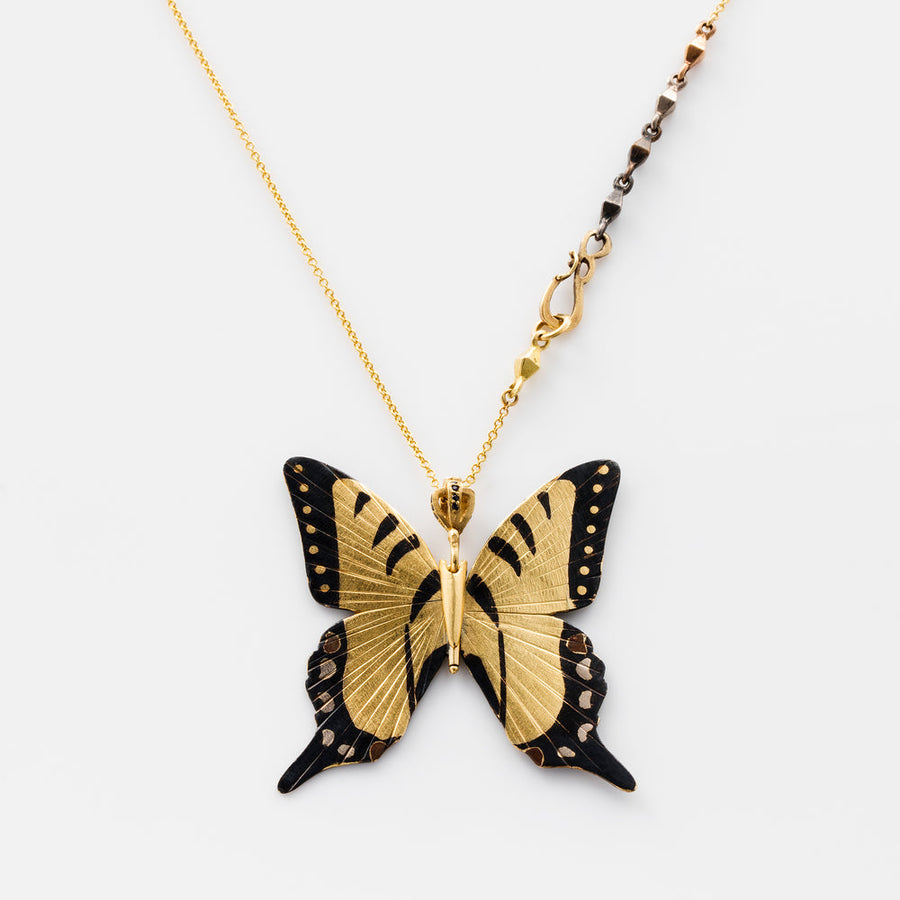 Tiger Swallowtail Necklace Pendant James Banks Design   