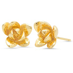 Blossom Earrings Stud Earrings Elisabeth Bell Jewelry Plain Yellow Gold 