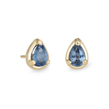 Sapphire Teardrop Studs Stud Earrings Kathryn Bentley   