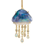 Luminescent Jellyfish Charm Pendant Maura Green   