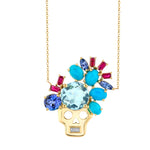 Skull Necklace Pendant Amy Gregg Jewelry   