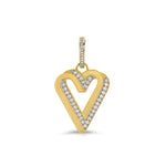 Paradox Heart Necklace with Diamonds Charm Carolyn Rodney Diamonds  