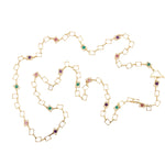 Emerald Circles and Squares Necklace Necklace Carolyn Rodney   