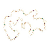 Emerald Circles and Squares Necklace Necklace Carolyn Rodney   