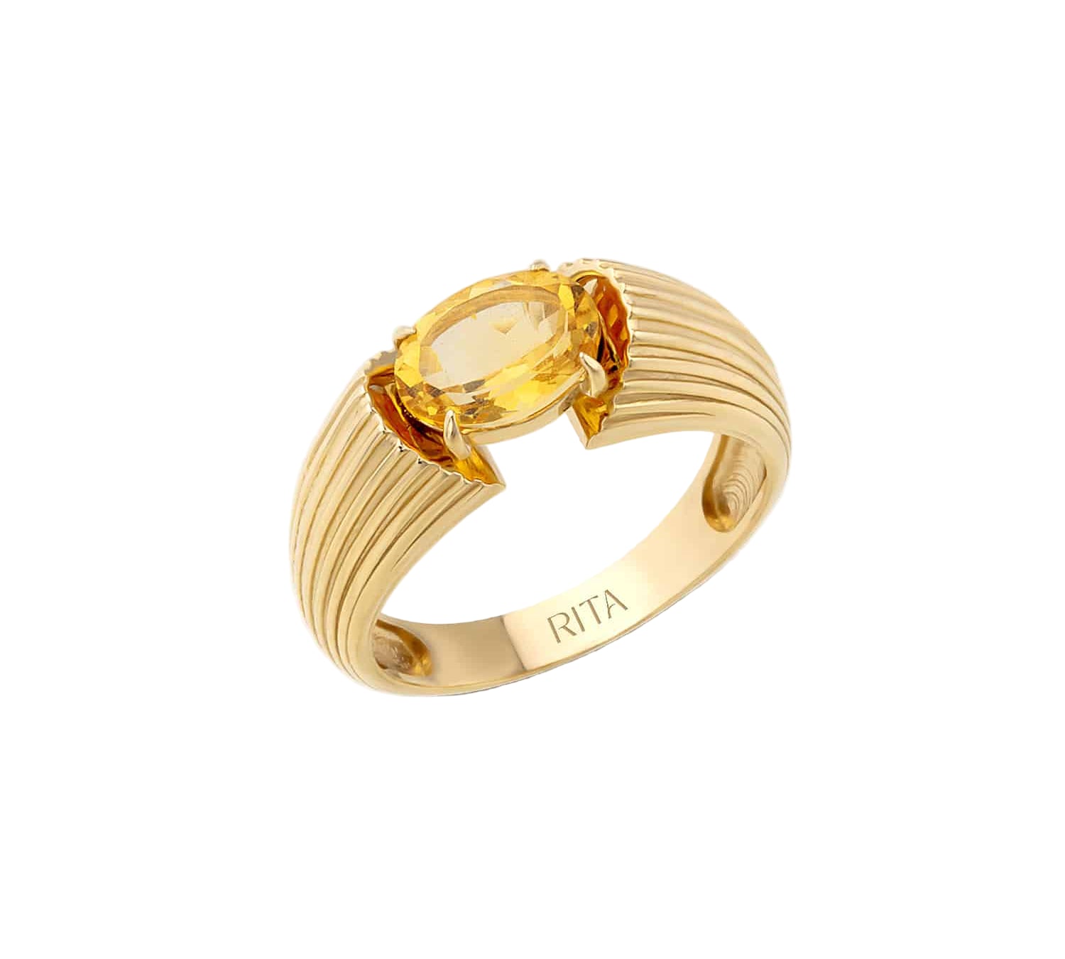 Citrine Gemstone Heirloom Ring Ring RITA Fine Jewelry