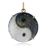 Owl Yin Yang Pendant Pendant Maura Green   