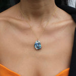 Opal Nugget Necklace Pendant Elisabeth Bell Jewelry   