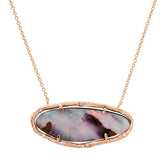 Pink Stardust Opal Necklace Pendant Elisabeth Bell Jewelry   