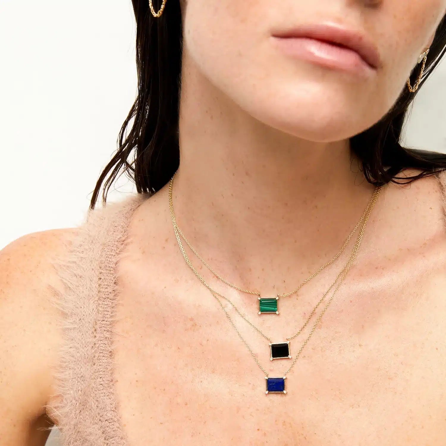 Tiger Eye Solo Necklace Necklace RITA Fine Jewelry