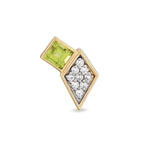 Lumiere Studs Stud Earrings RITA Fine Jewelry Peridot Right 